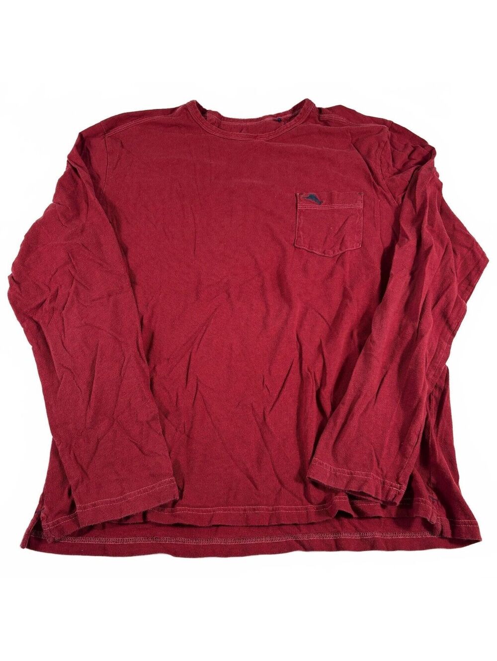Tommy Bahama Men's Long Sleeve Embroidered Pocket T-Shirt XL